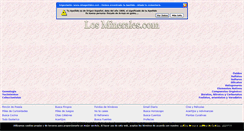 Desktop Screenshot of losminerales.com