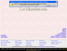 Tablet Screenshot of losminerales.com